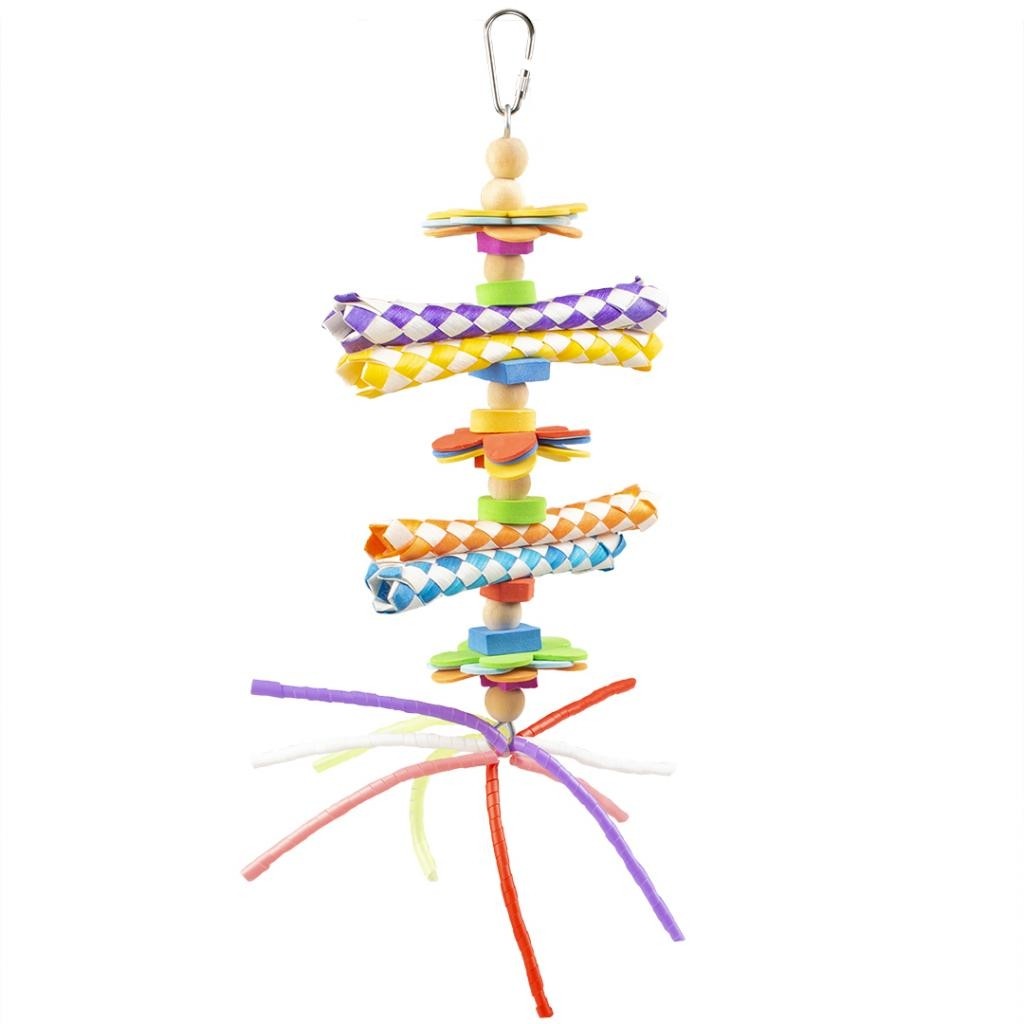 bijvoorbeeld Winderig Kaarsen Kleurrijke hanger met plastic speeltjes - Vogelspeelgoed -  Vogelbenodigdheden