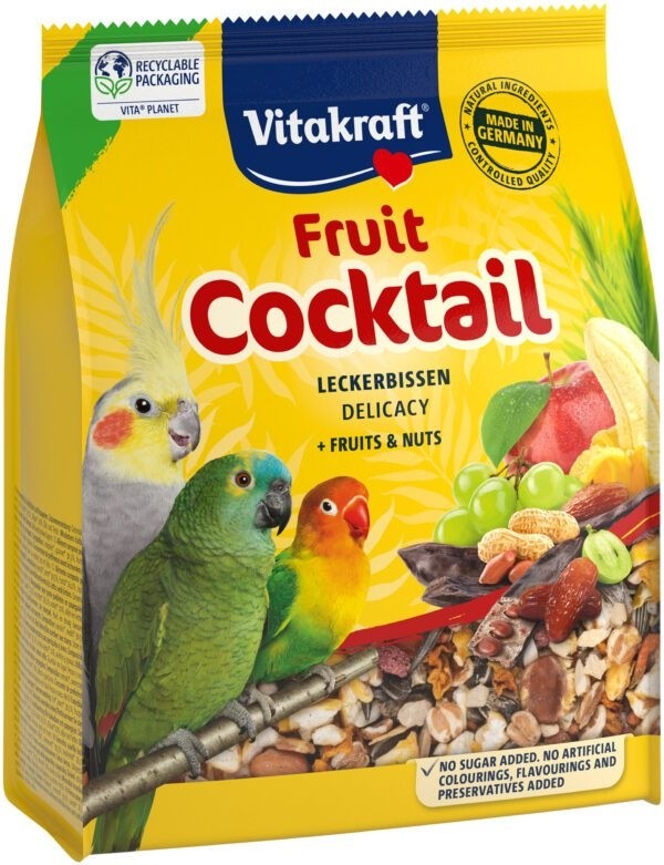 Fruit Cocktail voor grote parkieten en (dwerg)papegaaien