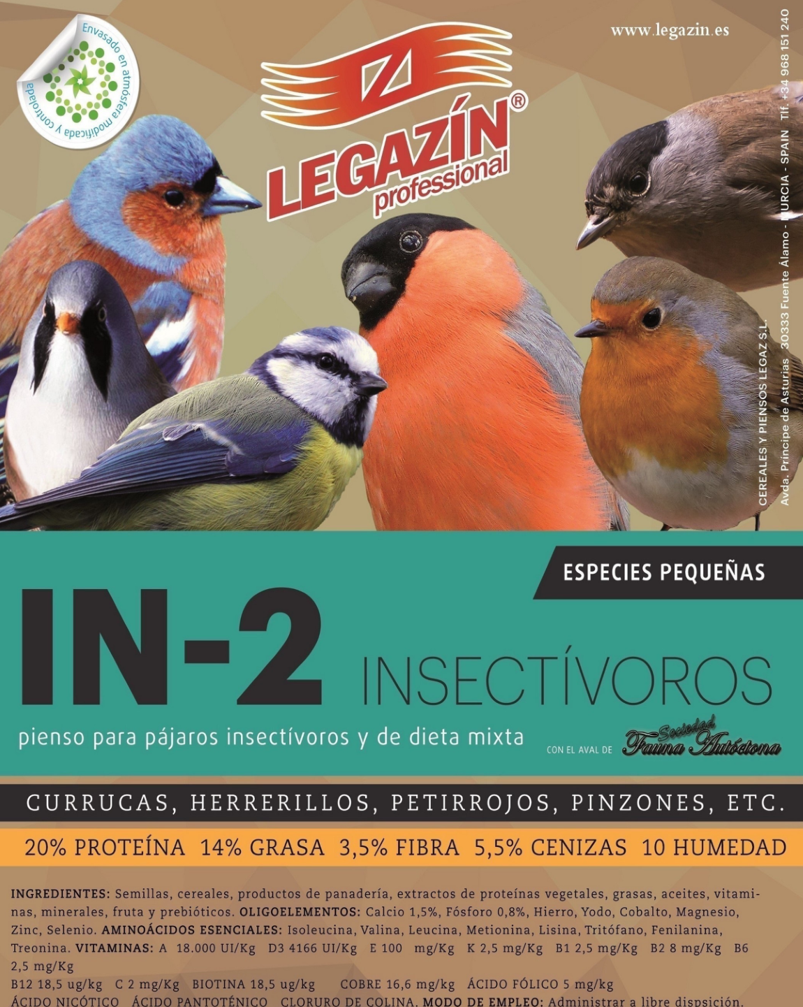 Legazin IN-2 Insecteneters 4 kg
