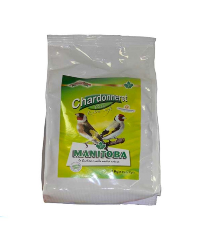 Manitoba Chardonneret extra soft 1 kg ( vochtig eivoer voor putters en sijzen)