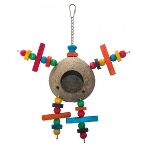 Vogelspeelgoed coco fun Multi-color 40x20x12 cm