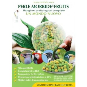 Perle morbide fruit kiemzaadvervanger. Gebruiken in het eivoer